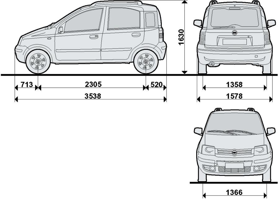  Fiat Panda 4x4 2005 года  (фото 71 из 76)
